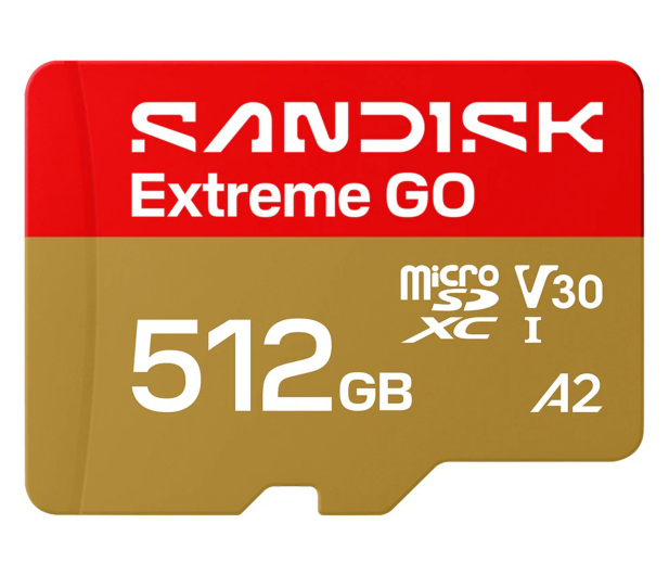Sandisk 512GB microSDXC Extreme Go UHS-I 240/160 MB/s - 1549252 - zdjęcie
